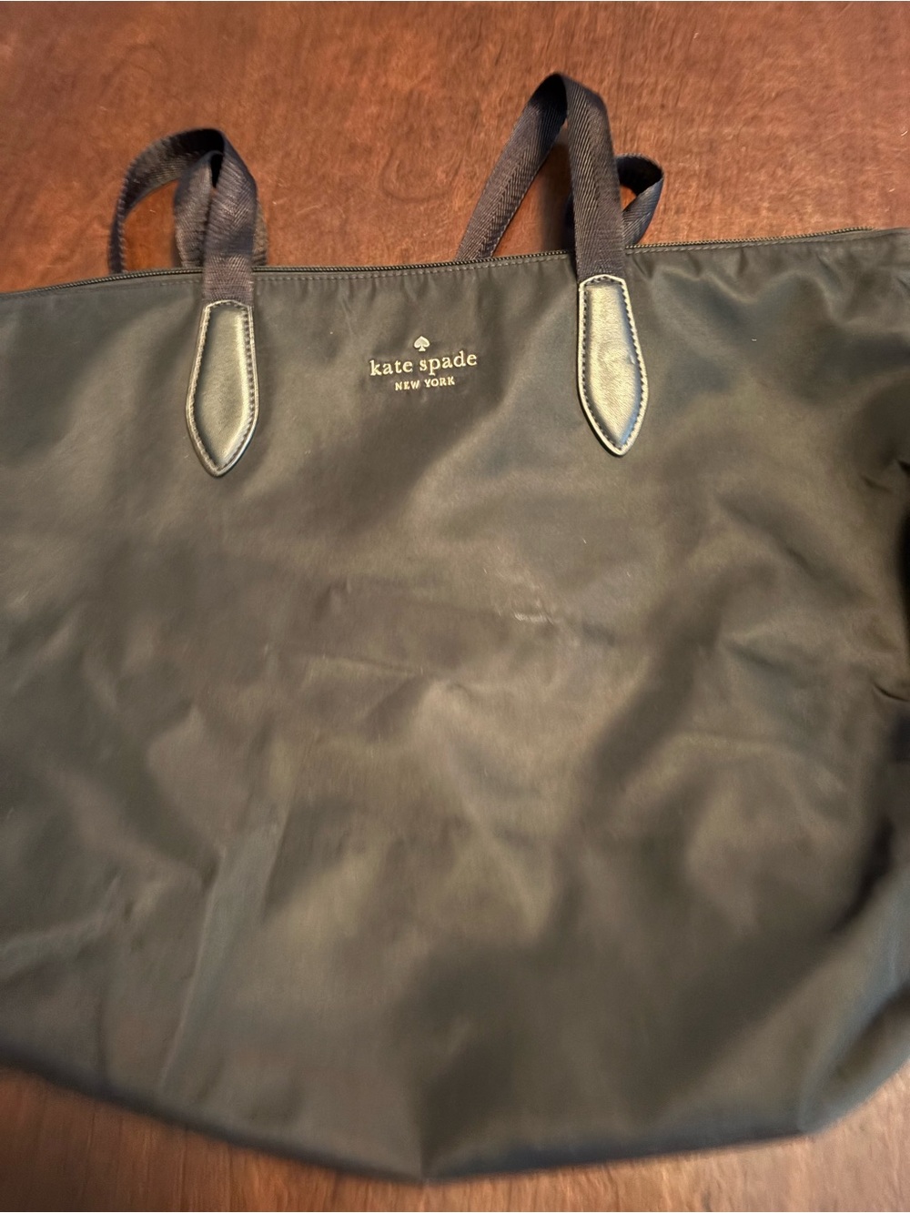 kate spade New York Black Nylon Tote Bag